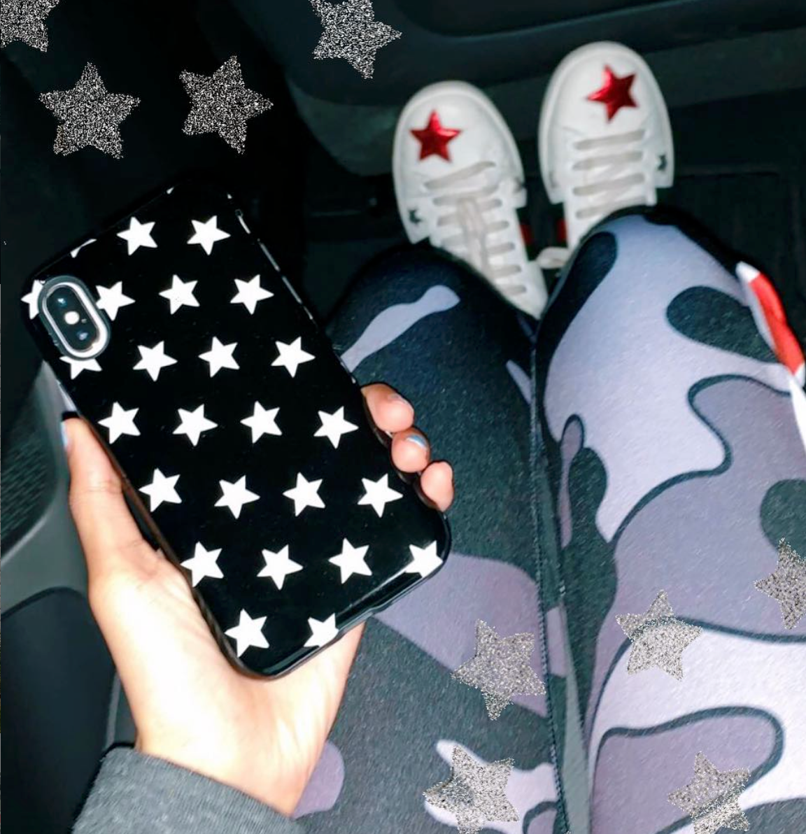 Black & White All-Star iPhone Case