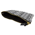 Load image into Gallery viewer, Gray Snakeskin Accessory Pouch