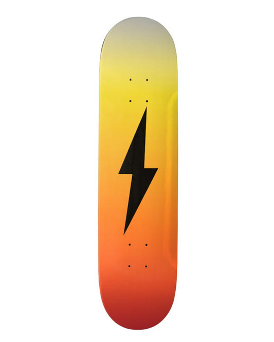 Ombre Lightning Bolt Skateboard Deck
