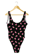 Load image into Gallery viewer, Watermelon Black One-Piece
