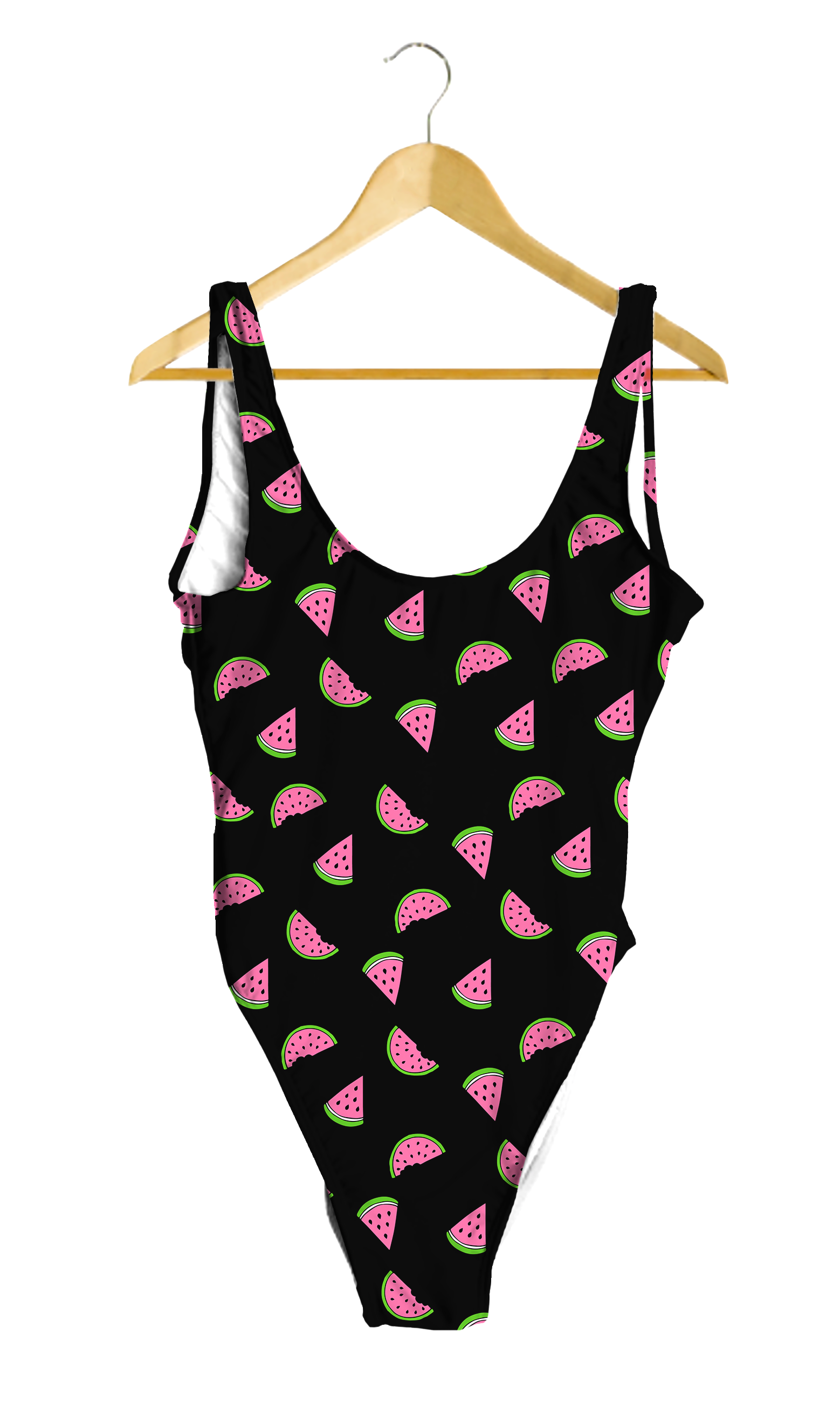 Watermelon Black One-Piece