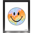 Load image into Gallery viewer, Pastel Drippys Happy Face Framed Print