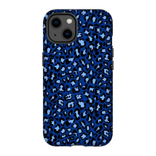 Blue Cheetah Phone Case