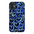 Load image into Gallery viewer, Blue Electric Love iPhone Case