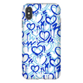 Load image into Gallery viewer, Blue Electric Love iPhone Case