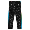 Load image into Gallery viewer, Rainbow Side Stripe Mini Stars Kid's Leggings