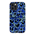 Load image into Gallery viewer, Blue Electric Love iPhone Case