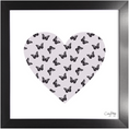 Load image into Gallery viewer, Butterfly Heart Framed Print
