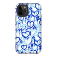 Load image into Gallery viewer, Blue Electric Love iPhone Case
