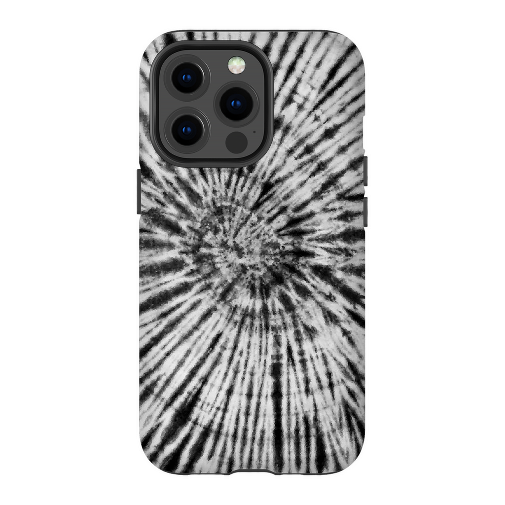 Black & White Tie Dye Phone Case