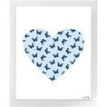 Load image into Gallery viewer, Butterfly Heart Framed Print