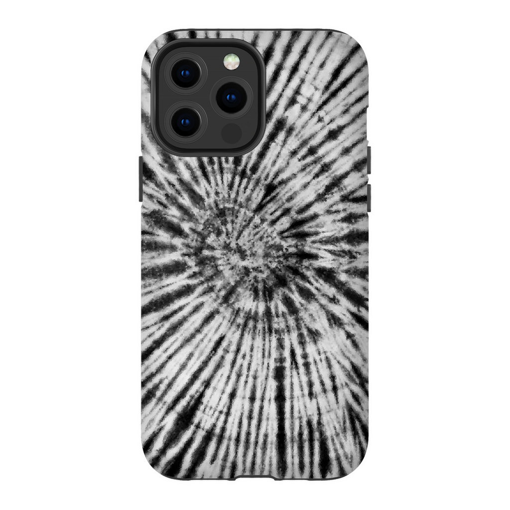 Black & White Tie Dye Phone Case