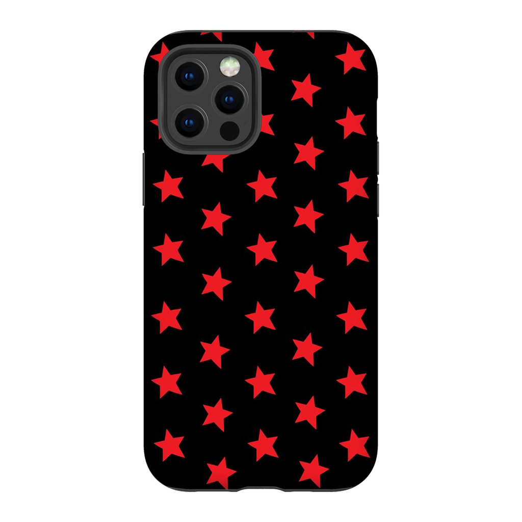 Red & Black Stars iPhone Case