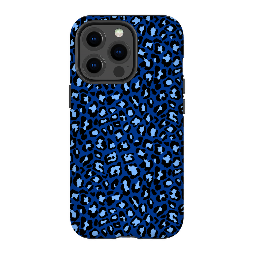 Blue Cheetah Phone Case