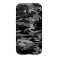 Load image into Gallery viewer, Gray Camouflage iPhone Case