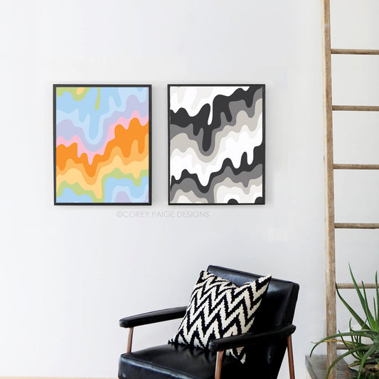 Drippy Framed Print