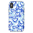 Load image into Gallery viewer, Blue Electric Love iPhone Case
