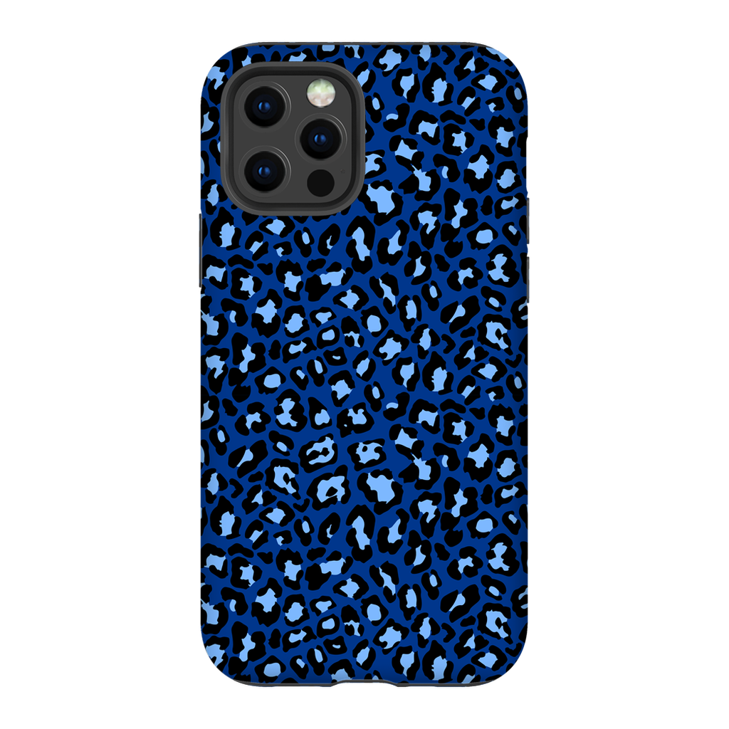 Blue Cheetah Phone Case