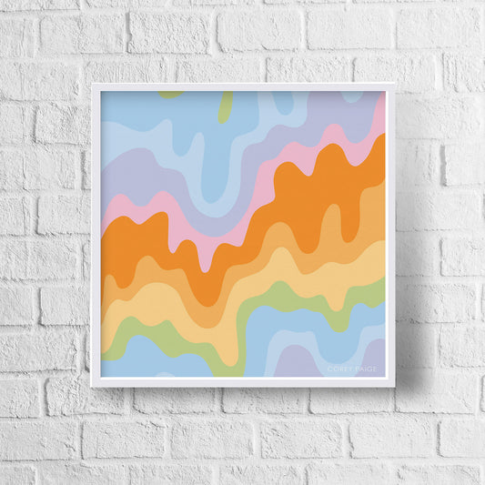 Drippy Framed Print