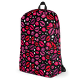 Load image into Gallery viewer, Lips & Stars Black Backpack
