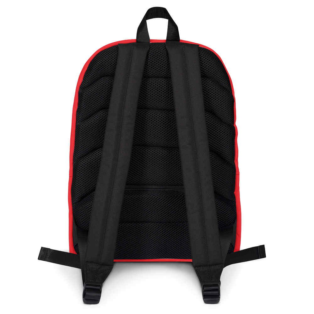 Navy Camo with Red Backpack