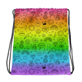 Load image into Gallery viewer, Fun Doodle Icons Drawstring Bag