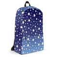 Load image into Gallery viewer, White Stars Blue Ombre Backpack