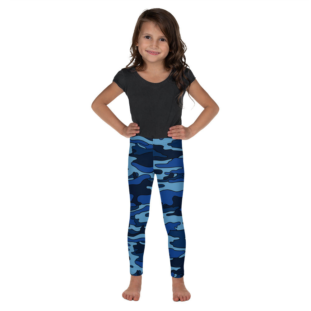 Navy Camo Kid's Leggings