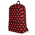 Load image into Gallery viewer, Lips on Black Backpack