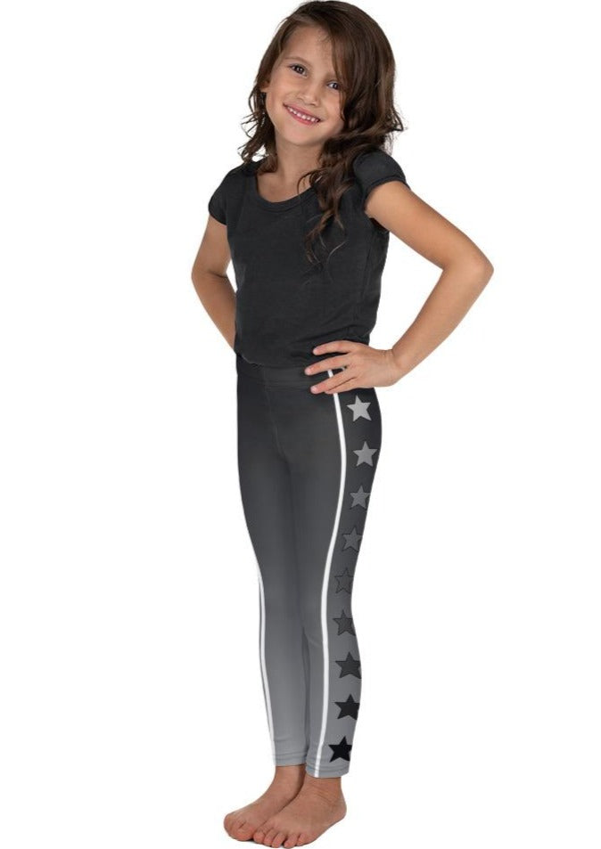 Gray Ombre Starbright Kid's Leggings
