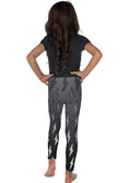 Load image into Gallery viewer, Gray Ombre Lightning Bolts Kid's Leggings