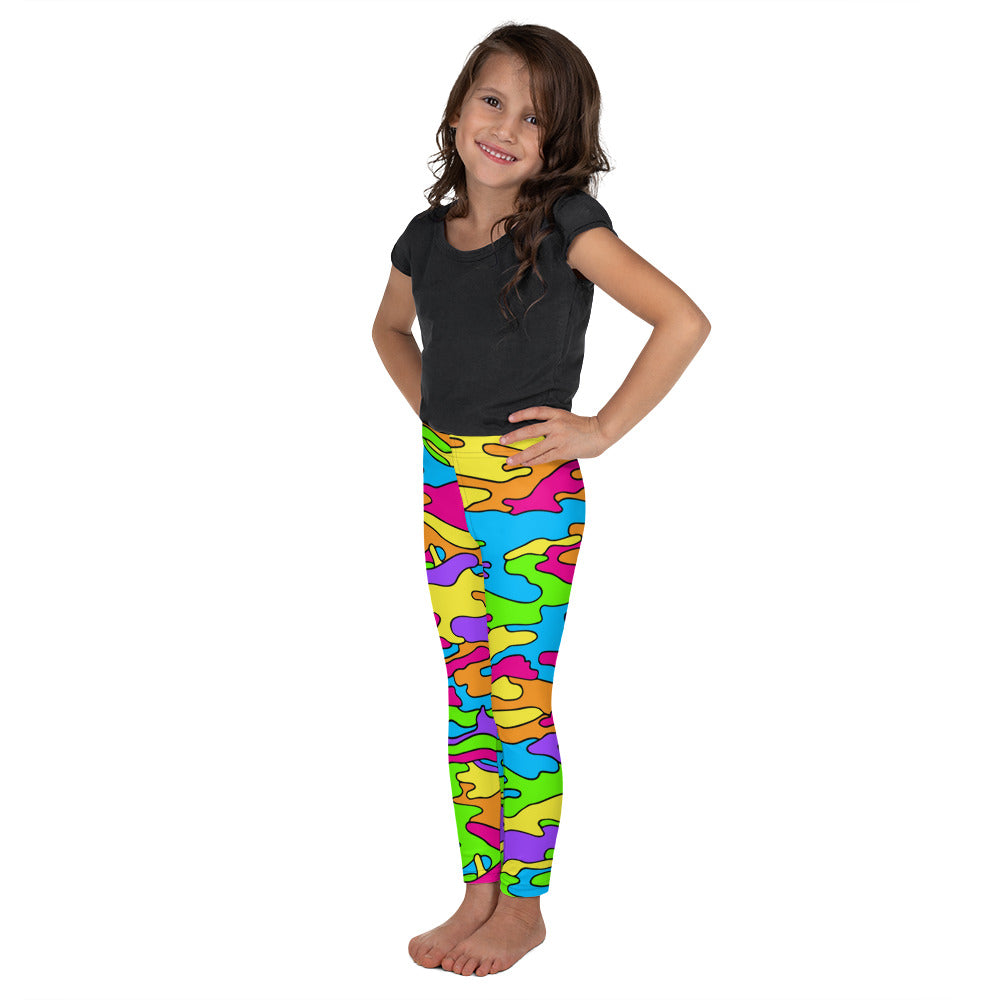 Rainbow Camo Kid's Leggings