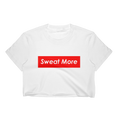 Load image into Gallery viewer, Sweat More Red Block Cropped T-Shirt