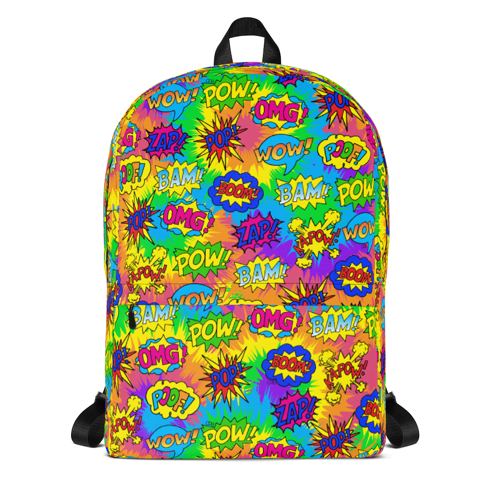 Tie Dye Pop Art Backpack