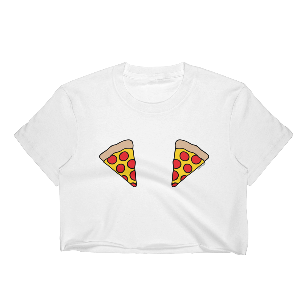 Double Pizza T-Shirt Crop Top