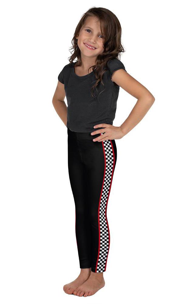 Black Trackside Kid's Leggings