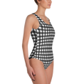 Load image into Gallery viewer, Black Gingham One-Piece