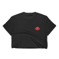 Load image into Gallery viewer, Small Red Lips Cropped T-Shirt