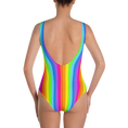 Load image into Gallery viewer, Rainbow Thin Striped One-Piece