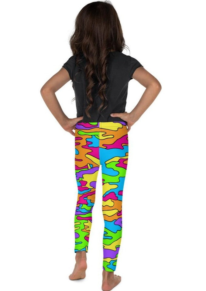 Rainbow Camo Kid's Leggings