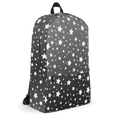 Load image into Gallery viewer, White Stars Gray Ombre Backpack