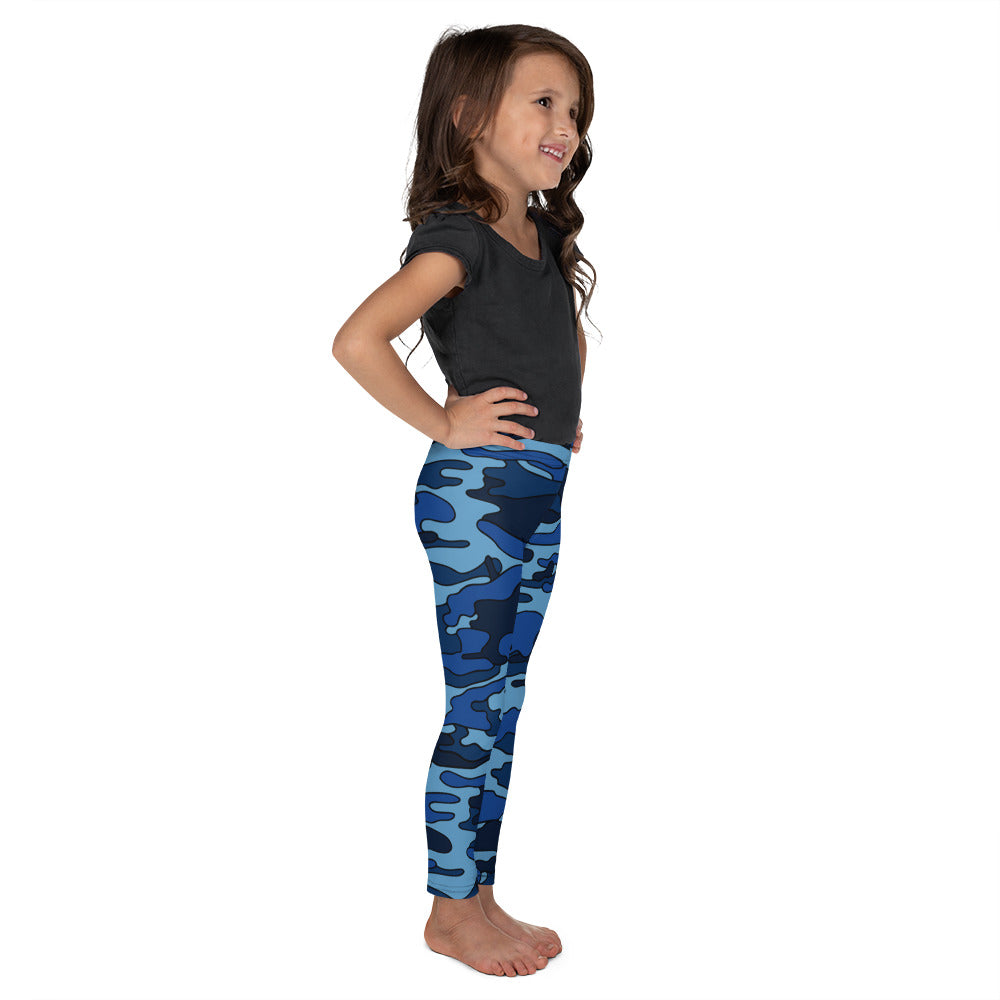 Navy Camo Kid's Leggings