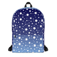 Load image into Gallery viewer, White Stars Blue Ombre Backpack