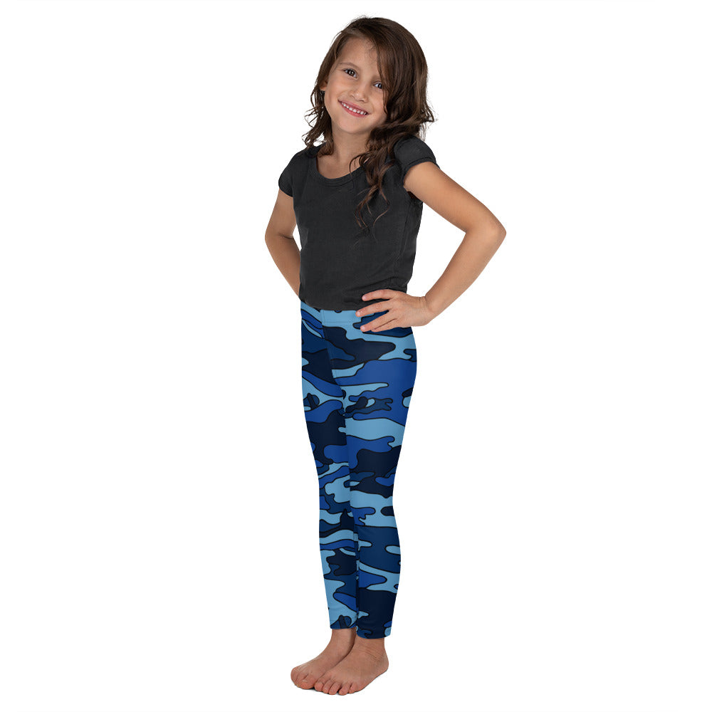Navy Camo Kid's Leggings