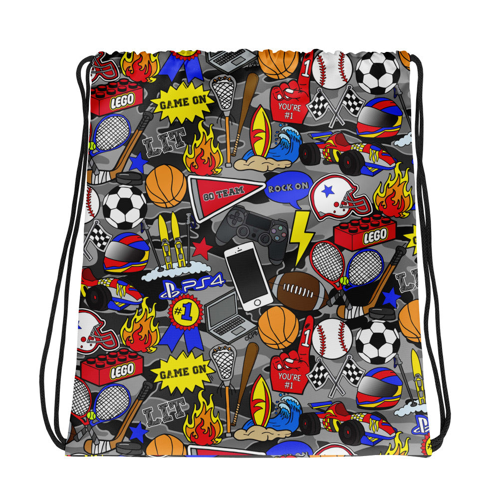 Team Player Drawstring bag