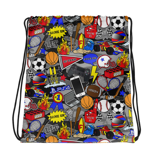 Team Player Drawstring bag