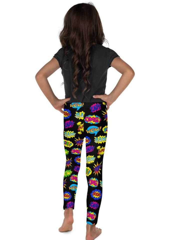 Pop Art Black Kid's Leggings
