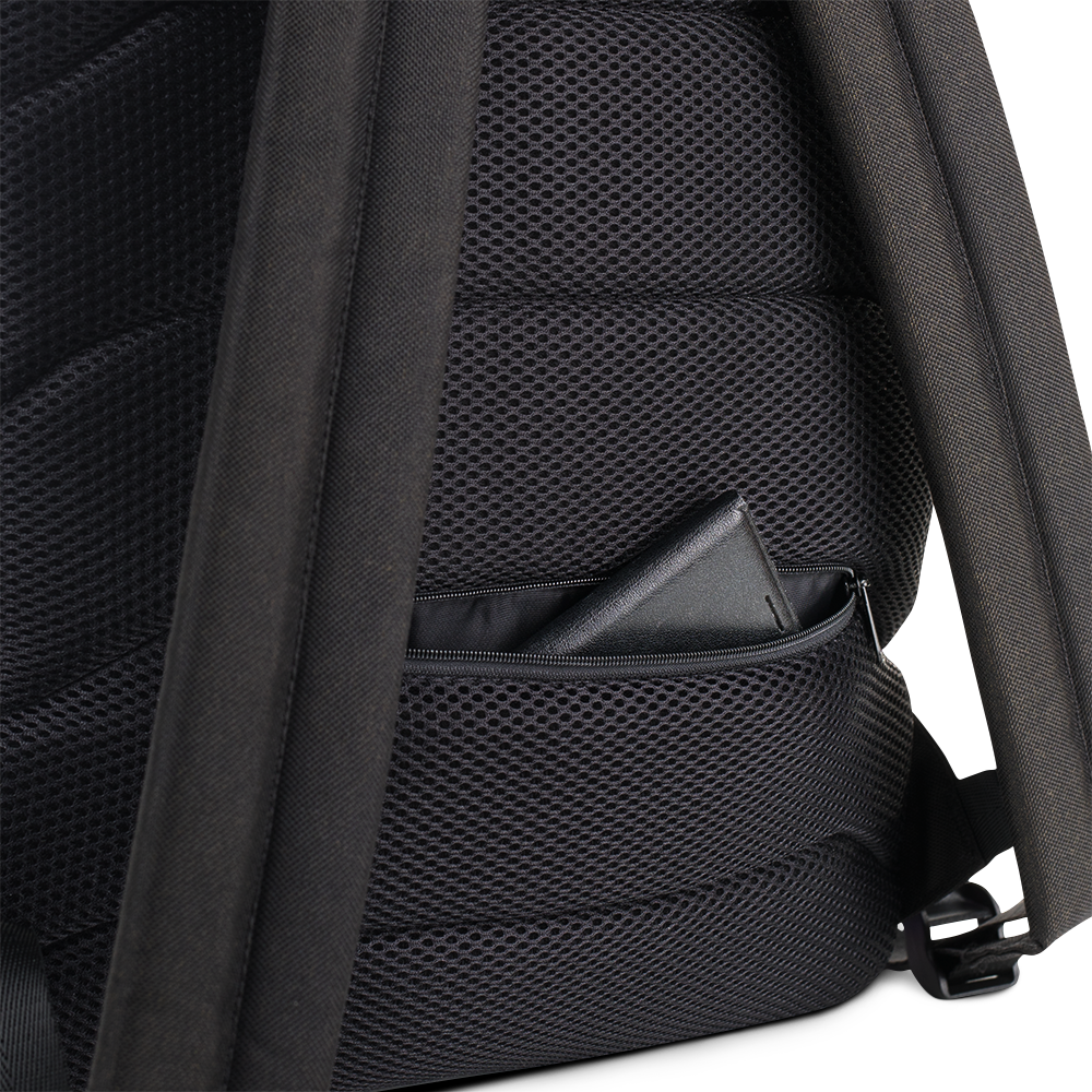White Stars Gray Ombre Backpack