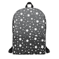 Load image into Gallery viewer, White Stars Gray Ombre Backpack