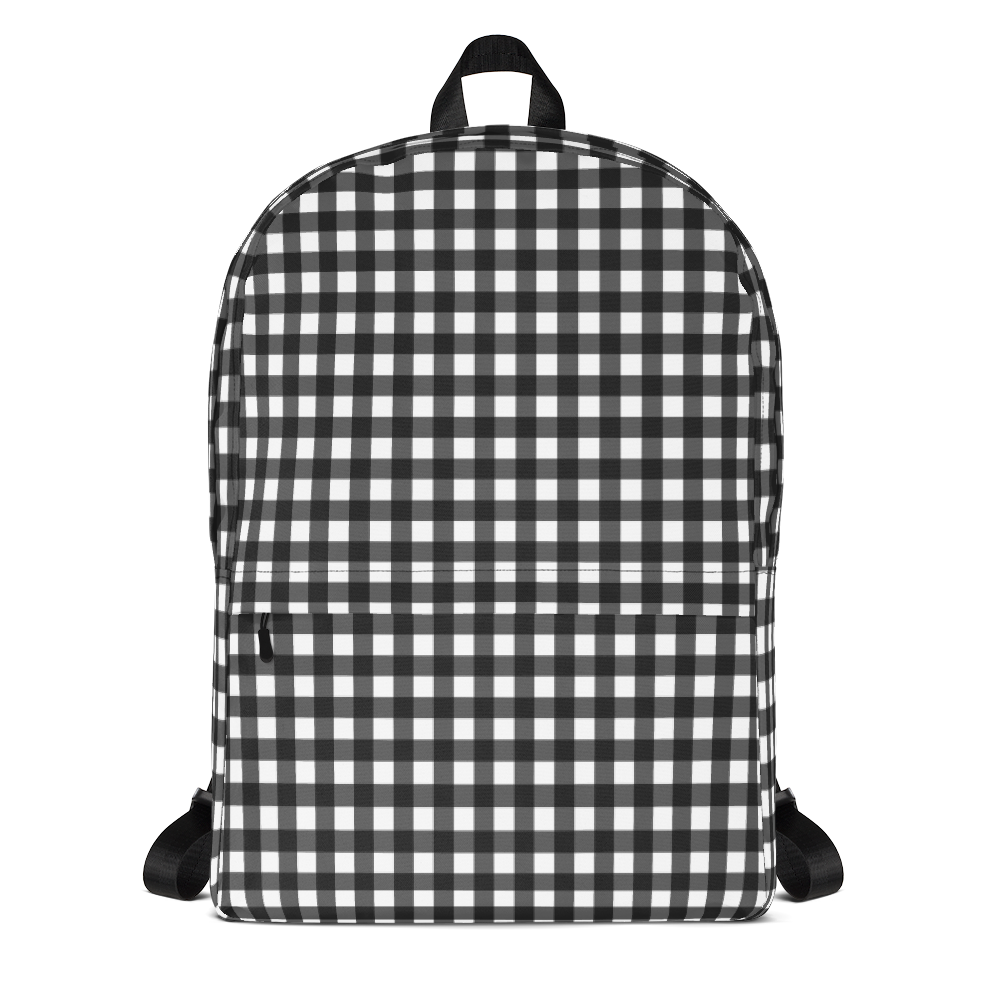Gingham Backpack